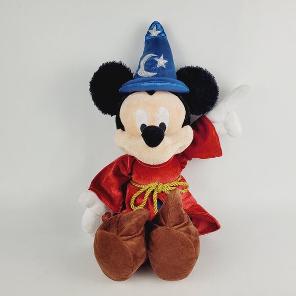 Disney Mickey Mouse Sorcerer's Apprentice Wizard 19" Plush Hat - Picture 2 of 7